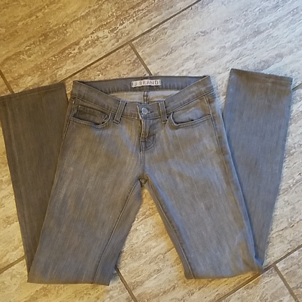 J Brand / Cigarette Leg Pearl Gray Size 24